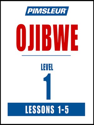 cover image of Ojibwe Level 1 Lesson 01-05